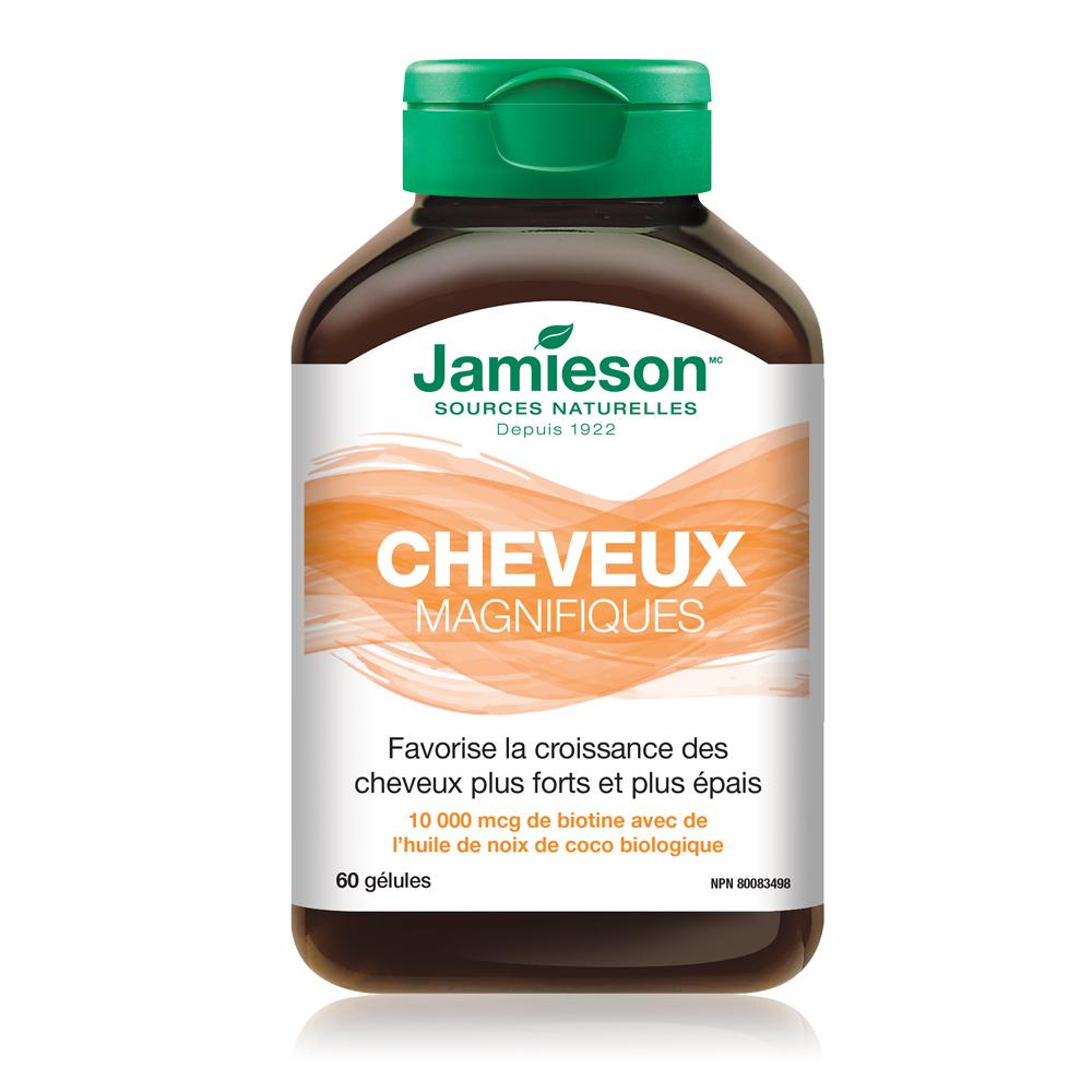 Jamieson cheveux magnifiques 60 softgels