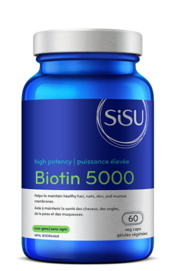 SISU Biotin 5000 High Potency, 60 vcap