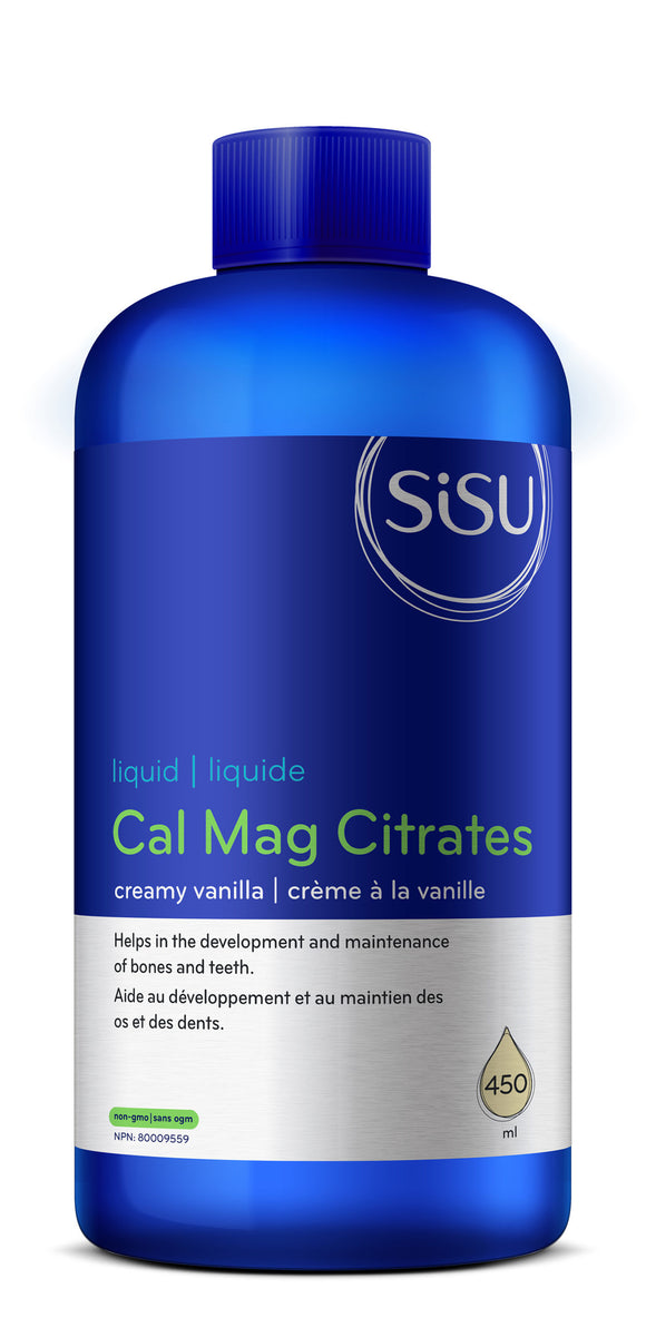 SISU Calcium & Magnesium Citrates Liquid with D3 Vanilla, 450ml