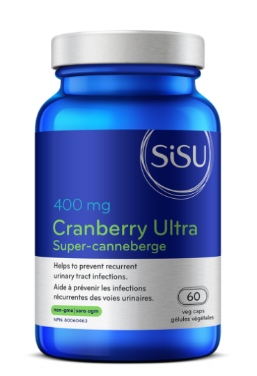 SISU （预防尿路感染）蔓越莓萃取 400 毫克，60 粒素食胶囊