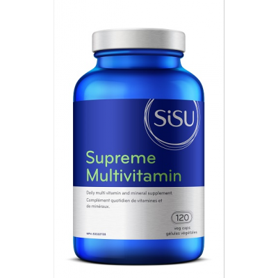 Sisu Supreme Multivitamin with Iron, 120 vcaps