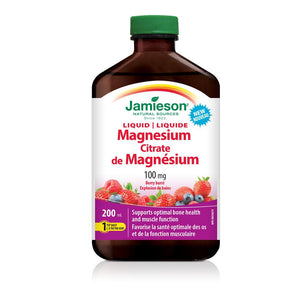 Jamieson 液體檸檬酸鎂補充劑，漿果口味，200ml