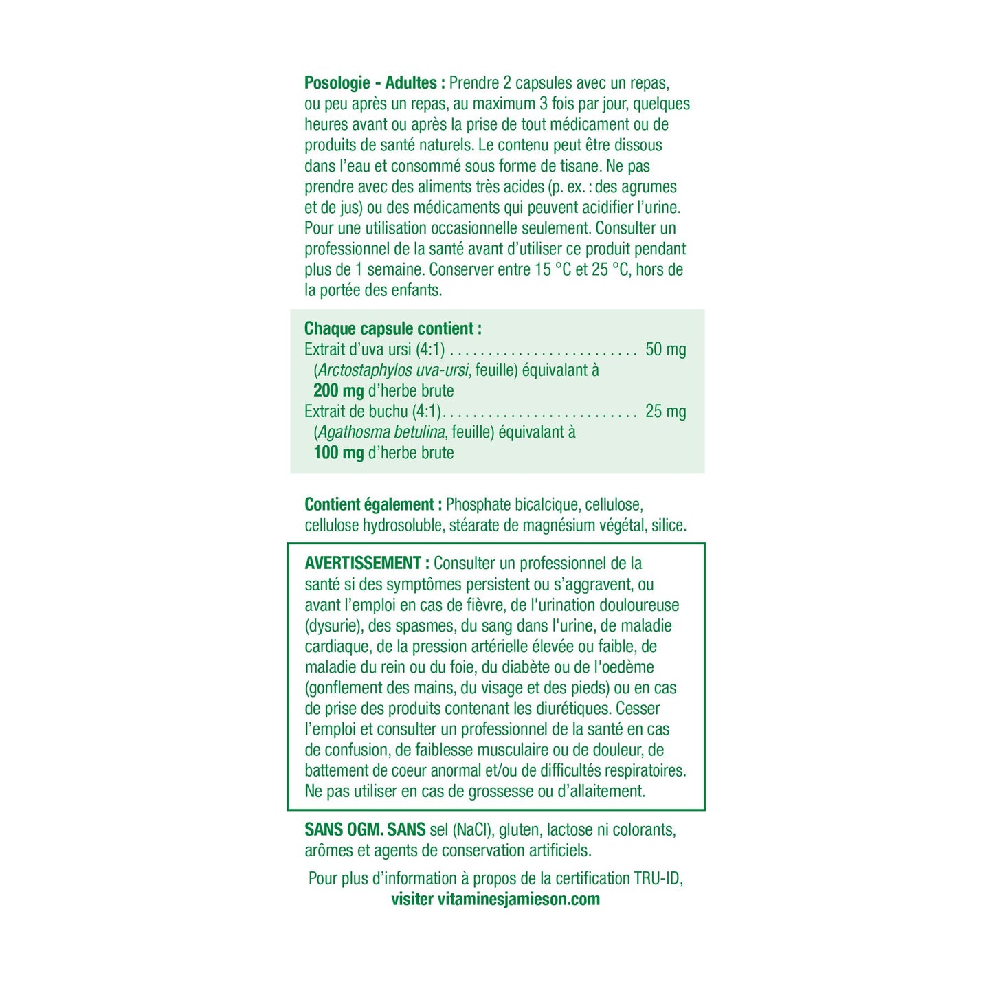 Jamieson Herbal Complex Diuretic, 60 caps