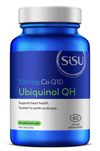 SISU Ubiquinol QH 還原型輔酶Q10，100毫克，60粒軟膠囊