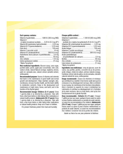 Sesame Street Multivitamin & Mineral- Orange, Raspberry and Lemon, 180 gummies