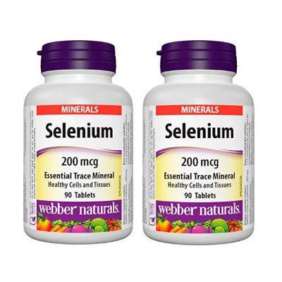 [Promotional Item] 2x Webber Naturals Selenium 200mcg, 90 Tablets