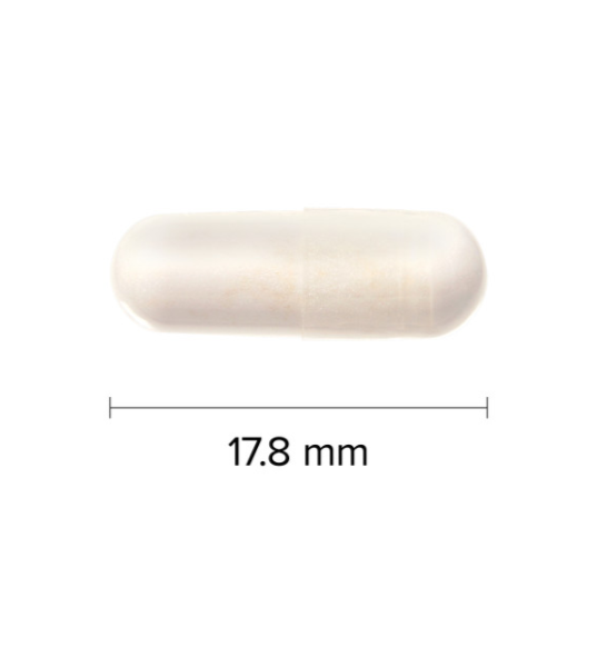 Webber Naturals Complete Probiotic 5 Billion 5 Multi Strains capsule length 17.8 mm