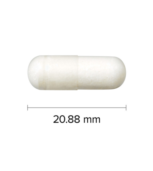 Webber Naturals Biotin 10000mcg 45 vegetarian capsule length 20.88 mm