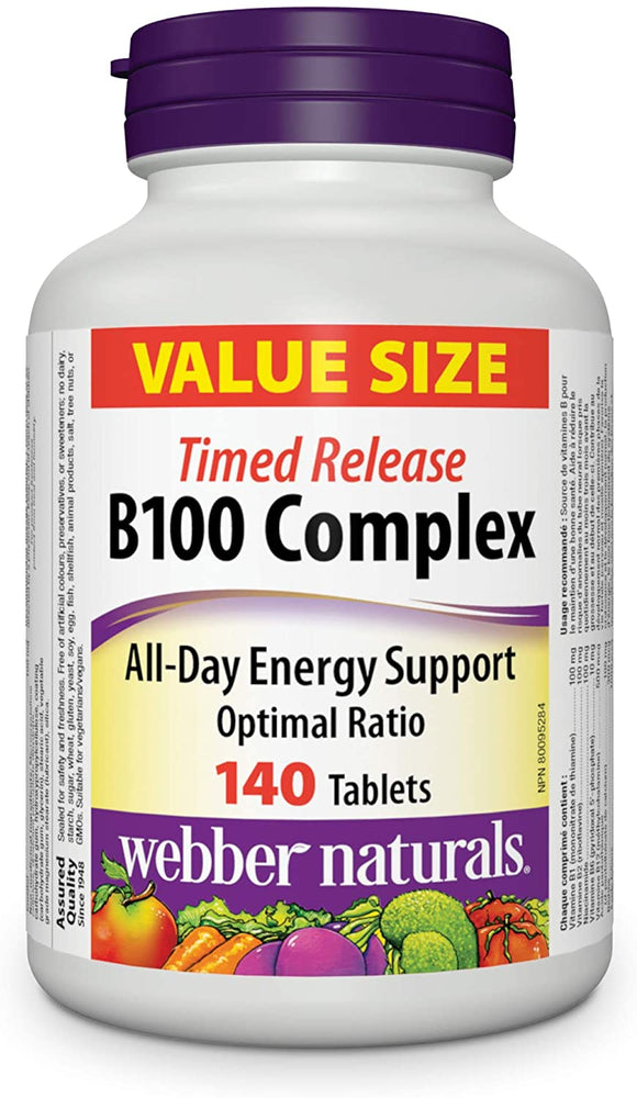 Webber Naturals B100 Complex Tab 140