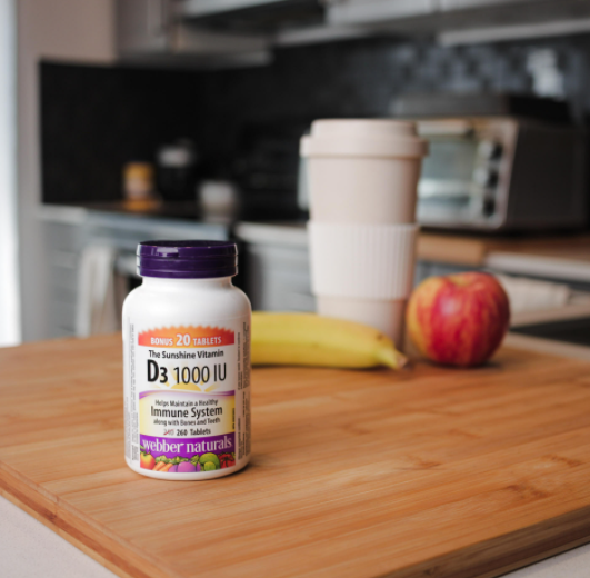 Webber Naturals D3 1000 IU，260 片，加量超值裝