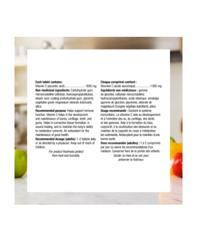 Webber Naturals Vitamin C Timed Release 1000mg, 150 tabs