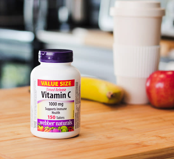 Webber Naturals Vitamin C Timed Release 1000mg, 150 tabs