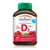 Jamieson Vitamin D3 1000IU sublingual Cherry 150 sublingual tabs