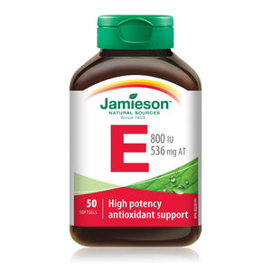 Jamieson Vitamin E 800IU 50 softgels