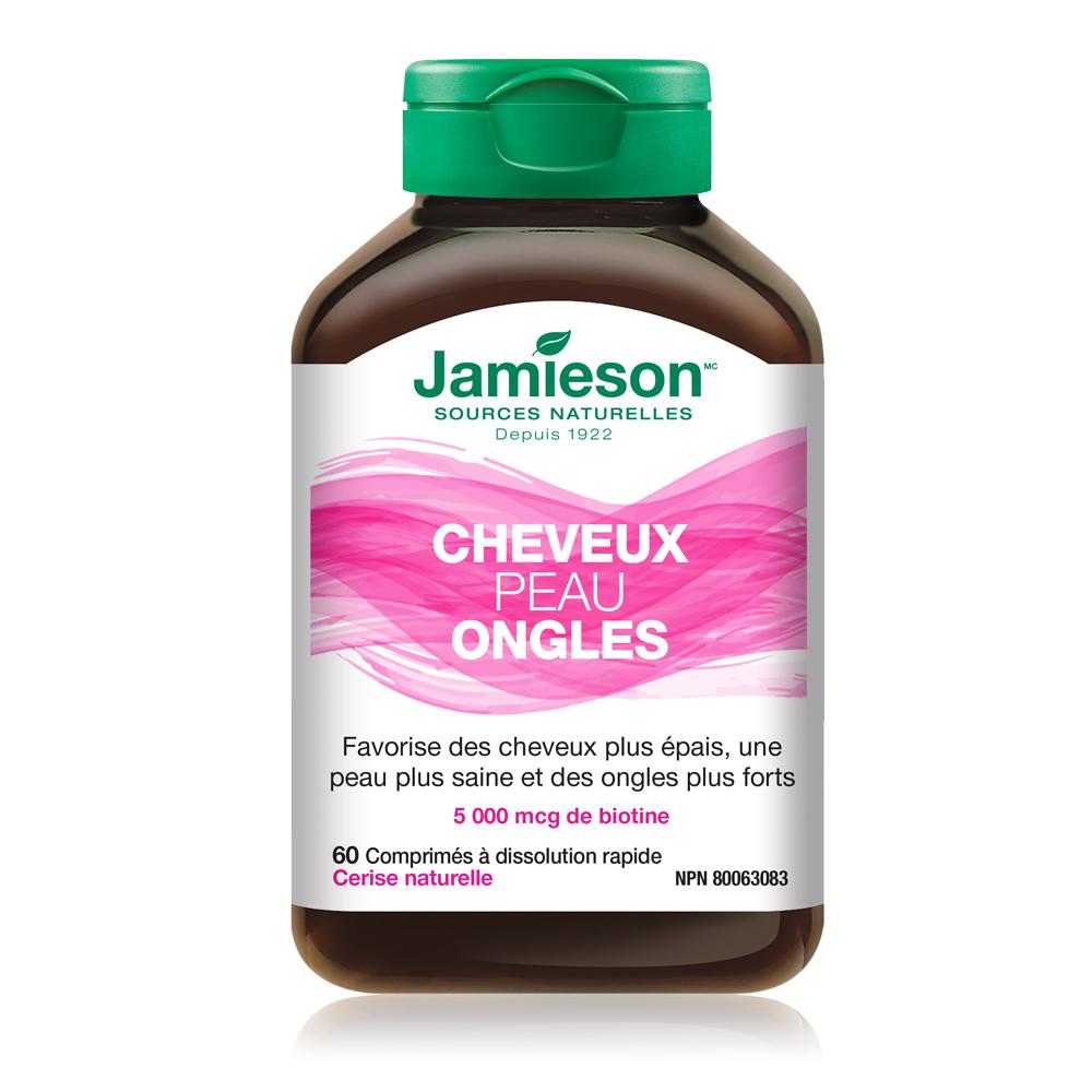Jamieson Cheveux Peau Ongles Cerise, 60 tablets