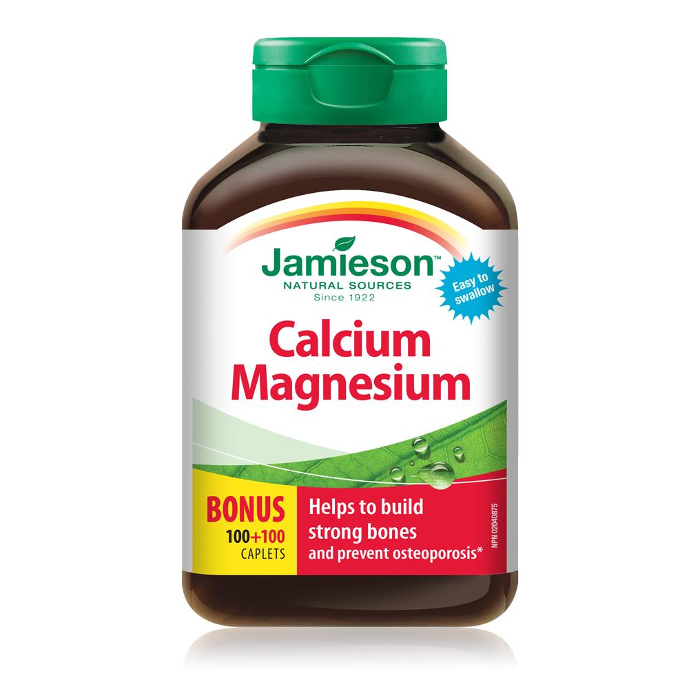 Jamieson Calcium Magnesium, Bonus 100+100 caplets 健美生