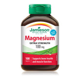 Jamieson Magnesium 100mg Extra Strength, 100 tabs