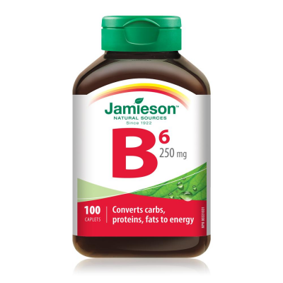 Jamieson B6 250 mg (Pyridoxine) 100 caplets
