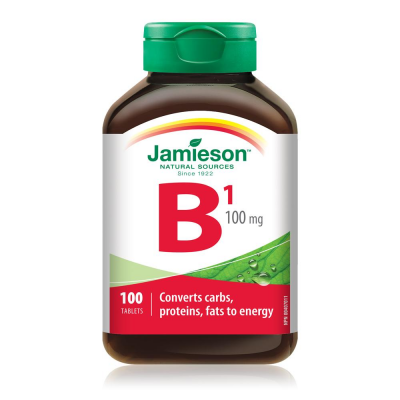 Jamieson Vitamin B1 (Thiamine) 100 tablets Canada