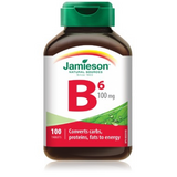 Jamieson VItamin B6, 100 mg, 100 tablets