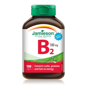 Jamieson Vitamin B2 (riboflavin) 100 tablets