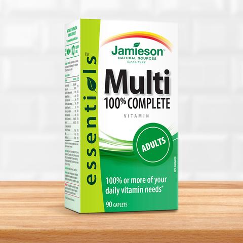 Jamieson 100% Complete Multivitamin for Adults, 90 caplets