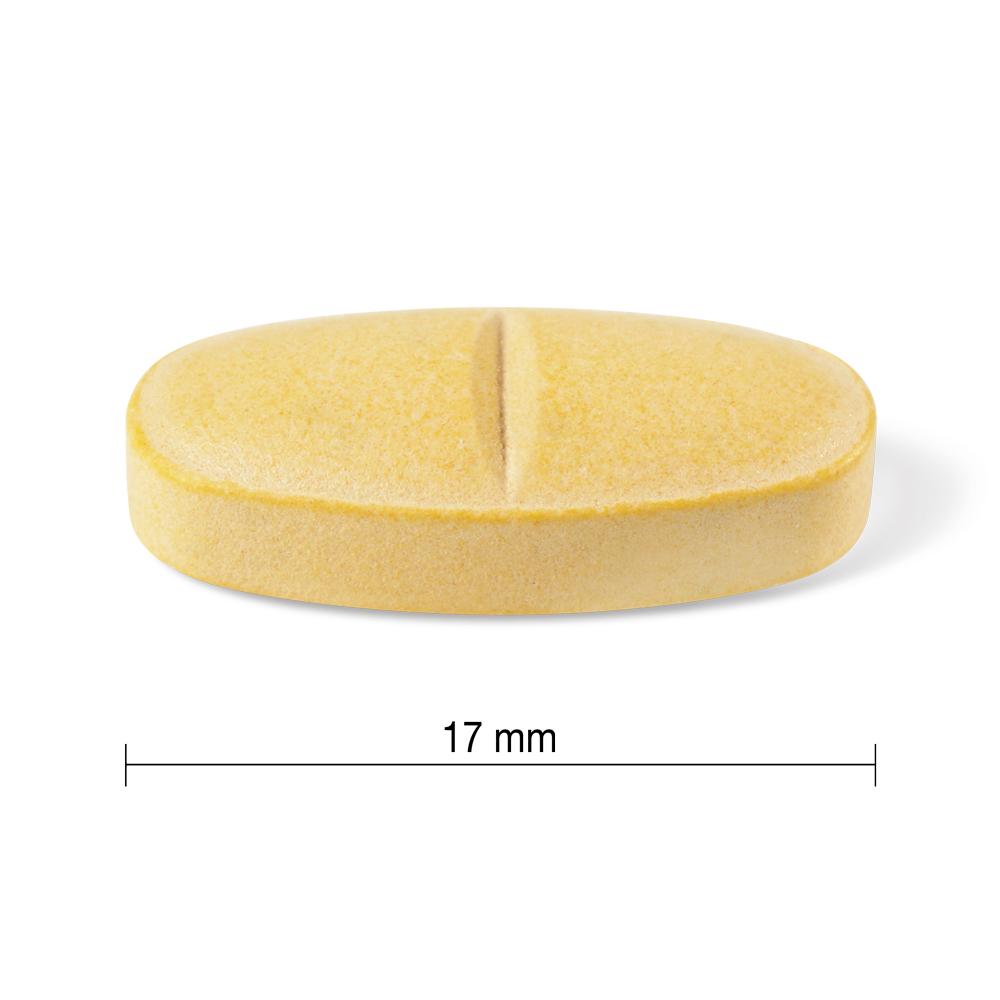 健美生 Jamieson Vitamin B Complex with Vitamin C, 100 caplets Canada 17 mm in length