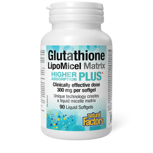 Natural Factors Glutathione LipoMicel Matrix, 90 liquid softgels