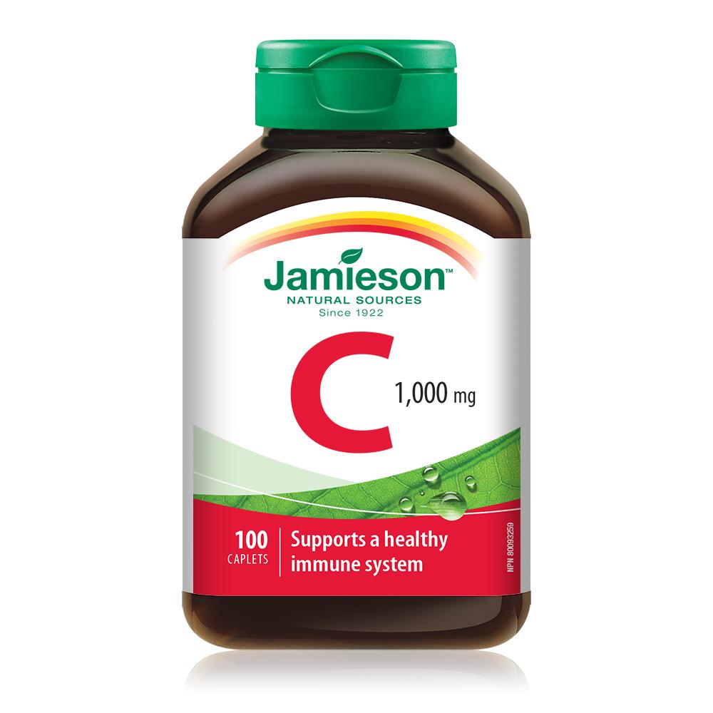 健美生 Jamieson Vitamin C,  1000 mg, 100 tablets