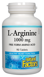 Natural Factors L-Arginine 1000mg Tab 90