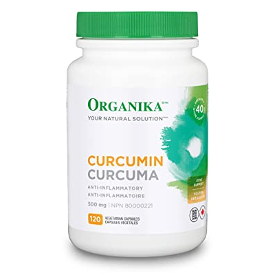 Organika Curcumin, 500mg, 120 capsules