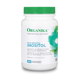 Organika Inositol (Myo-Inositol), 500mg, 90 vegetarian capsules
