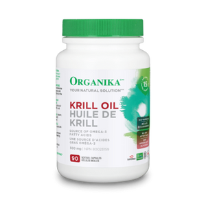 Organika Krill Oil, 500 mg, 90 softgels