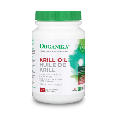 Organika Krill Oil, 500 mg, 90 softgels