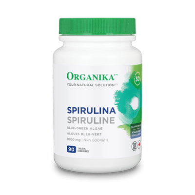 Organika Spirulina 1000mg, 90 tablets