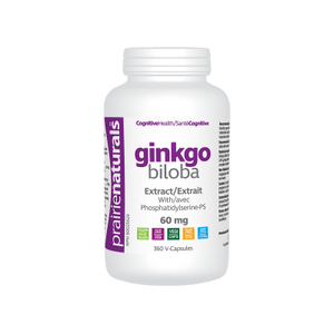 Prairie Naturals Ginkgo Biloba, 60 mg, 360 vegetarian capsules