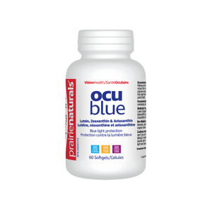 Prairie Naturals Ocu Blue, Lutein, Zeaxanthin & Astaxanthin, 60 SG