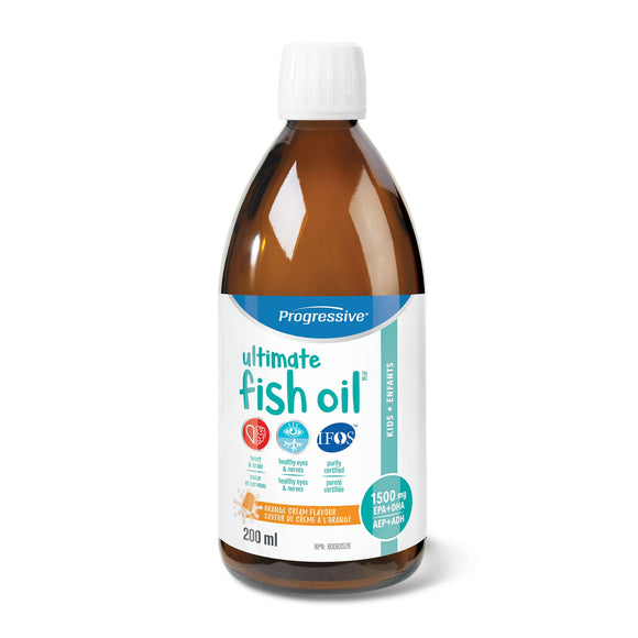 Progressive 高效兒童魚油，200ml