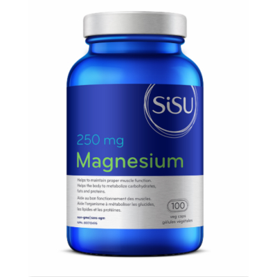 Sisu Magnesium 250mg, 100 veg caps