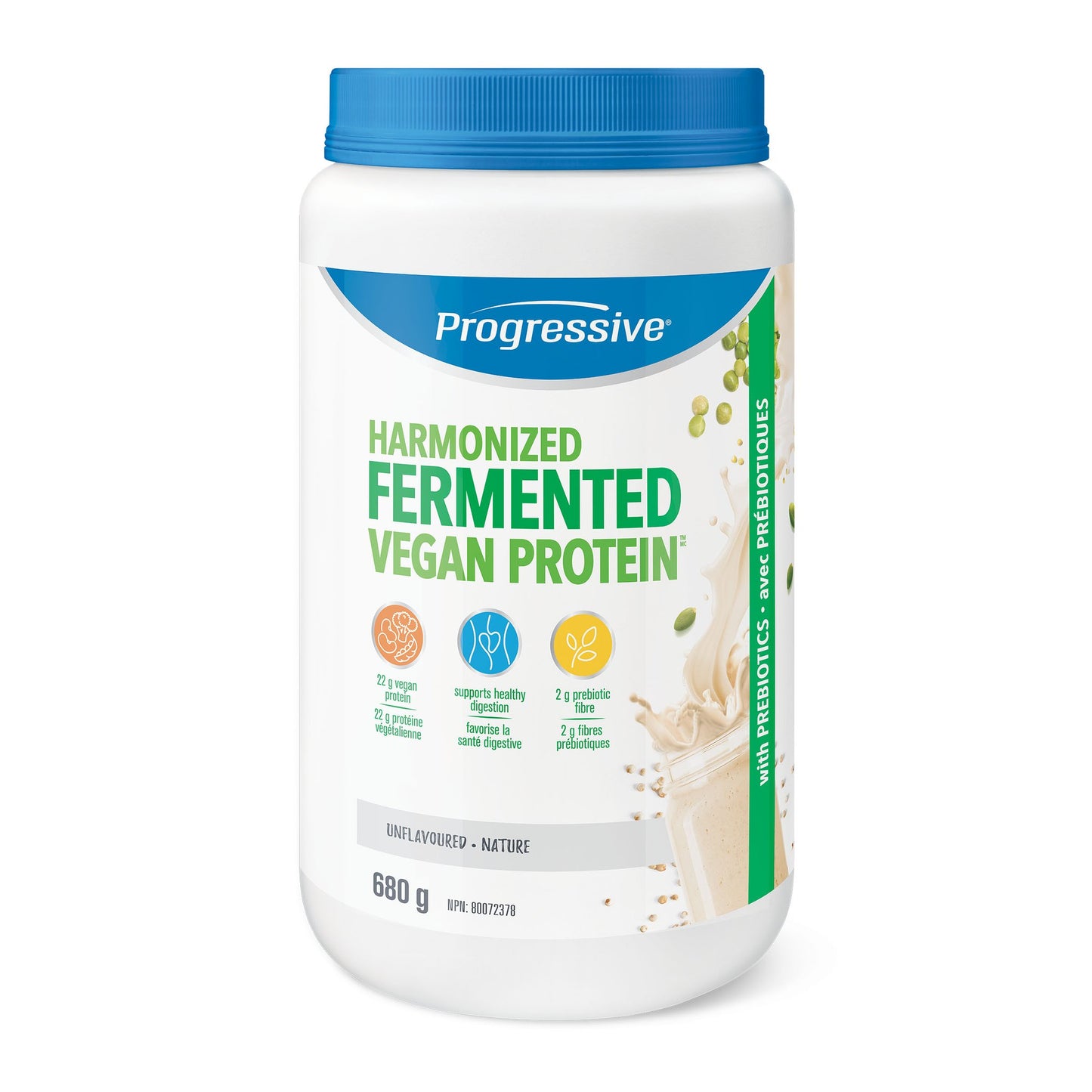 Progressive Fermented Vegan Protein Unflavoured 680g