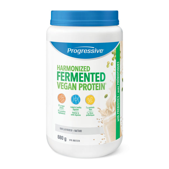 Progressive Fermented Vegan Protein Unflavoured, 680g