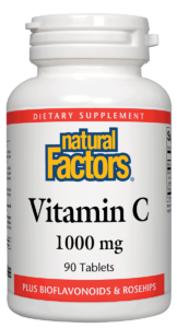 Natural Factors Vitamin C Non-Time Release 1,000 mg, 90 tabs