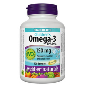 Webber Naturals Omega-3 KIDS, 120 softgels