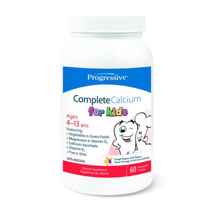 Progressive Complete Calcium For Kids Chewable, 60 tabs