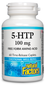 Natural Factors 5HTP 100 mg, 60 Time-Release Caplets