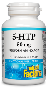Natural Factors 5-HTP 50 mg, 60 Time-Release Caplets