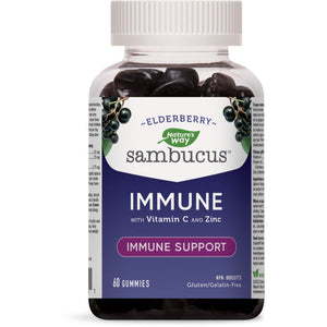 Nature's Way Sambucus Immune Support, Original Gummies, 60 gummies
